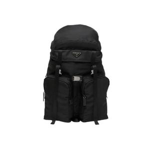 프라다 리나일론 앤 사피아노 레더 백팩 블랙 2VZ019-9732DMG-F0002