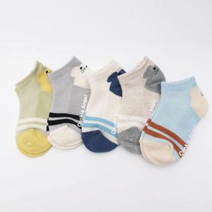 남아 귀여운 캐릭터 양말 5족 여름 발목 유아동 초등