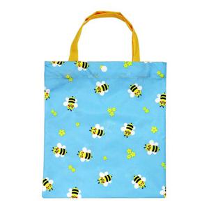 더해피 다용도 주머니 가방 꿀벌 스카이 에코백