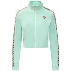 26 SS 카사블랑카 로고 패치 코튼 혼방 스웨트셔츠 WPF24JTP164 TP432222396