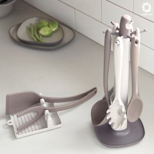 리빙톤 실리콘 키친툴 9종세트 조리도구 국자 뒤집개