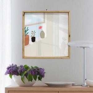 아트박스/꾸밈 th607-우드프레임액자_플라워하우스