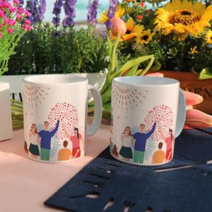 아트박스/꾸밈 tb854-디자인머그컵2p-불꽃놀이축제