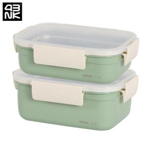 아트박스/포비엔케이 프라임락 민트 컬러 스텐 밀폐용기 세트 3