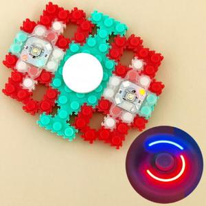 아트박스/오렌지이몰 끼우기블럭 LED 피젯 스피너 2