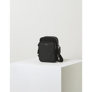 [닥스ACC]블랙 가죽배색 나일론 미니크로스백 DBBA3E592BK