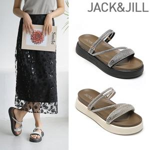 잭앤질 블링블링 스트랩 플랫폼 샌들(JB4349)