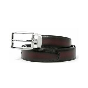 각인가능 몽블랑 벨트 정장 양면 블랙-버건디123901