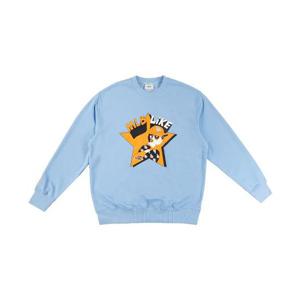 MLB 공용 라이크 카툰 오버핏 맨투맨  3AMTL0231-07SBL