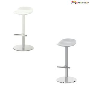 이케아 JANINGE 발받침이 있는 스틸-플라스틱 바스툴 (76cm)/바의자