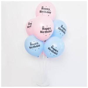 VPWM 풍선꽂이장식세트70cm(매트파스텔생일핑크앤블루) 파티 풍선 장식 기념일 생일파티