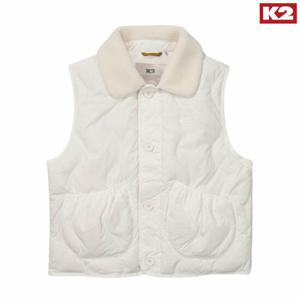 [케이투] KWU24642US 여성 간절기 실크 패딩 조끼 실크스타 베스트 KWU24642