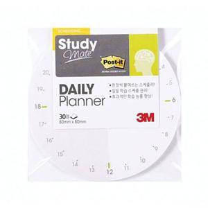 3M 포스트잇 스터디메이트 데일리 플래너1 서클 3개