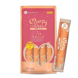 네츄럴코어 메리츄 새우&치킨 56g 고양이츄르