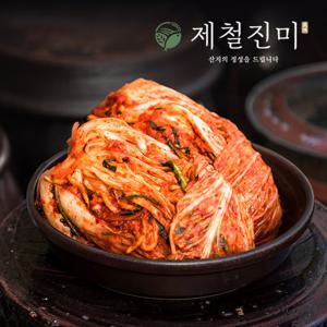 제철진미 국내산 중부식 포기김치 2kg