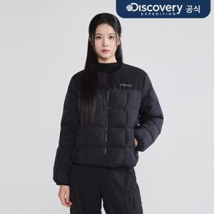 [디스커버리] 여성 사각퀼팅 다운 경량패딩 (BLACK) DWDJ54056-BKS