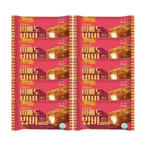 CJ헬씨누리 바빠도밥바 치즈닭갈비 100g x 10개