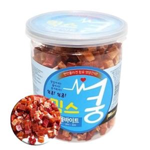 반려견치킨육포 강아지 육포 통간식 믹스 200g 1P 스몰바이트 스낵