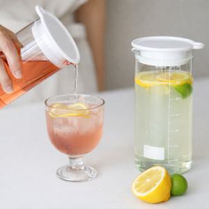 [리본제이]듀오 보틀 내열유리 물병 밀폐용기 700ml x 2P / 밀프렙 샐러드보틀 유리병 캐니스터