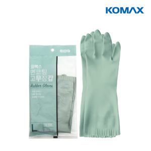 코멕스 면코팅 고무장갑 민트 대 5개