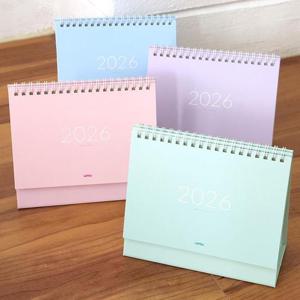 핑크풋 캘린더 2026 봉주르 탁상 달력 (랜덤1개) 책상달력 달력 탁상달력