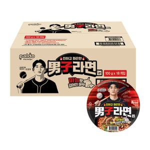 팔도 남자라면 컵라면 100gx18개입