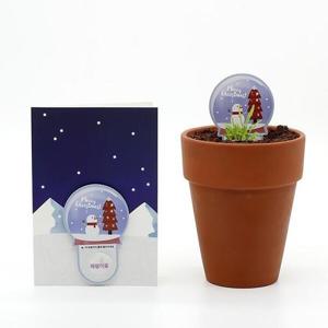 아트박스/이룸 크리스마스 스노우볼 씨앗카드
