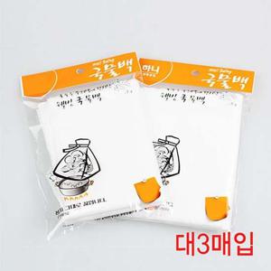 해우 국물백(대)3매 육수 다시다망 멸치망 차망 주방잡화 일회용품 도시락 밀폐찬합 찬통 스텐도시락 주방용품