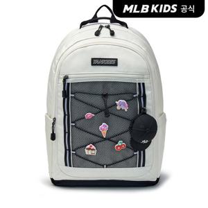 [MLB키즈 공식] 26N 베이직 스트링 메쉬 책가방 NY (Cream)7ABKB066N-50CRS