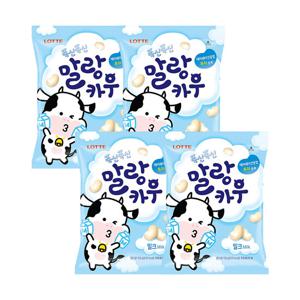 롯데 말랑카우 밀크 158g x 4개