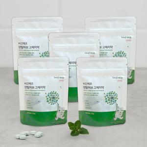 비긴에코 덴탈허브 고체치약 40정 5개 (총 200정) / 씹는 치약