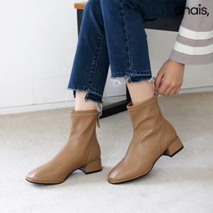 [아나이스] 미니멀 스퀘어토 앵클부츠 4cm_25F256 [무료배송]