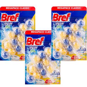 브레프 파워 액티브 변기세정제 레몬 50gx9개(3px3개)