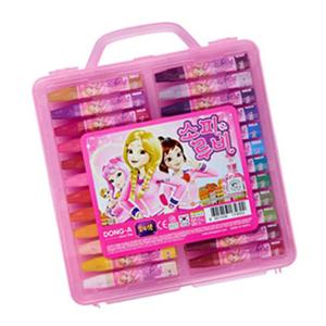 12색크레용 동아 소피루비 크레파스 24색 1P 유치원 색칠 크레용