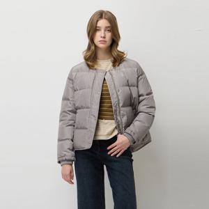 [시슬리]라운드넥 오리털 패딩 SAPD81561