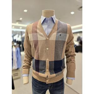 [닥스셔츠] 닥스 가디건 26년 모혼방 빅체크 패턴 브이넥 카디건 (DMP1SWCD201I1) DMP1SWCD201