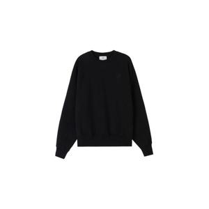 AMI아미 톤온톤 하트 로고 스웨트셔츠 블랙 USW002-747-001