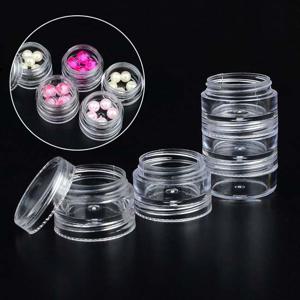 5단 투명 원형케이스 미니 원형투명케이스 수납케이스 약통 약케이스 악세사리보관함 악세사리케이스 악세서리보관함 악세사리수납함
