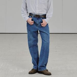 [플랙진]남성 스텝 T42 세미 와이드 중청바지 데님 팬츠 (PJTI5STT425)