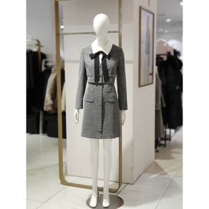 [에꼴드파리]MARIO(미센스)타이 브로치 H 라인 원피스 183MB5YOPM183C