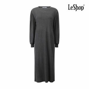 [르샵] 셔링 퍼프 소매 롱 원피스 (BQ1OP004A)