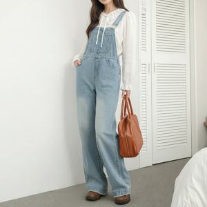[올리비에스클로젯] 빈티지 멜빵 데님 팬츠_O2601DP005A