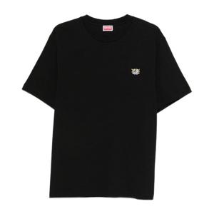 겐조 자수 패치 크루넥 반팔 티셔츠 FG55TS205 4SG99J