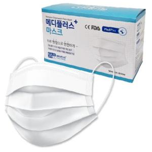 메디플러스 3중덴탈 마스크 대형 흰색