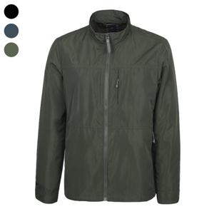 남자 봄 여름 사파리 하이넥 기모 집업 점퍼 IE-L-JU-WK8-카키