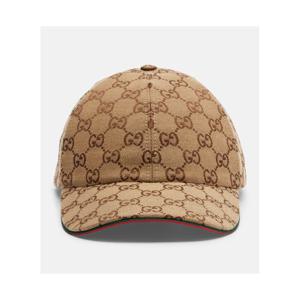 구찌 GG Supreme 캔버스 코튼 블렌드 베이스볼 캡 P01134147