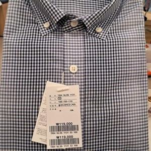 트레몰로 HC09 블루 솔리드 체크셔츠 NL5S1131