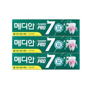 컴플리트 프로7 프로텍트 치약 120g x 3입 메디안