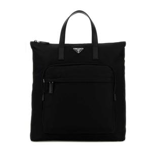 프라다 스퀘어 프론트 지퍼 나일론 쇼퍼백 2VG098M2DMG F0002