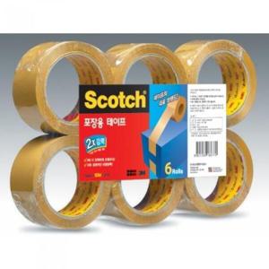 아트박스/3M 3M 포장용테이프 3615-6(갈색 48mm*50m)